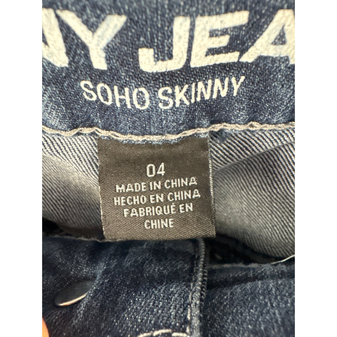 DKNY Jeans Soho Skinny Mid-Rise Denim Womens Size 4