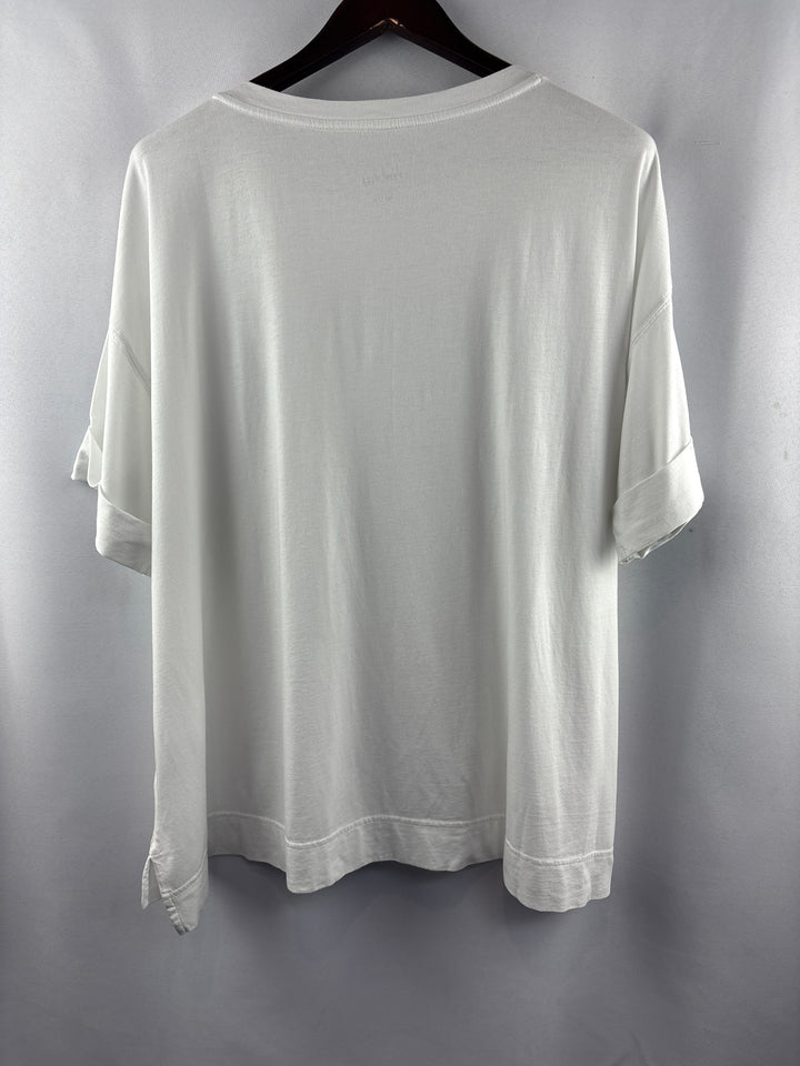 Women’s LOGO Principles XL White Short Sleeve Shirt