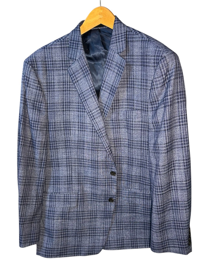 Lauren Ralph Lauren Men’s Blue Plaid Blazer Sport Coat Size 46R