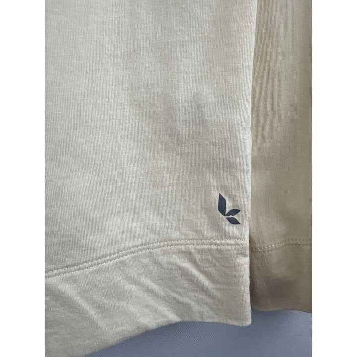 Koolaburra By UGG Womens Long Sleeve Crew Neck Tee XS Beige Cotton