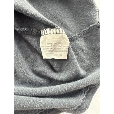 Old Navy Gray Sleeveless Top With Ruched Front Detail Size S
