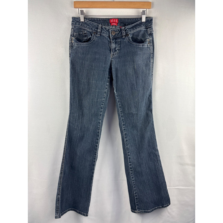 Elle Monaco Womens Bootcut Jeans Size 4 Blue Denim