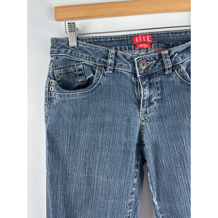 Elle Monaco Womens Bootcut Jeans Size 4 Blue Denim