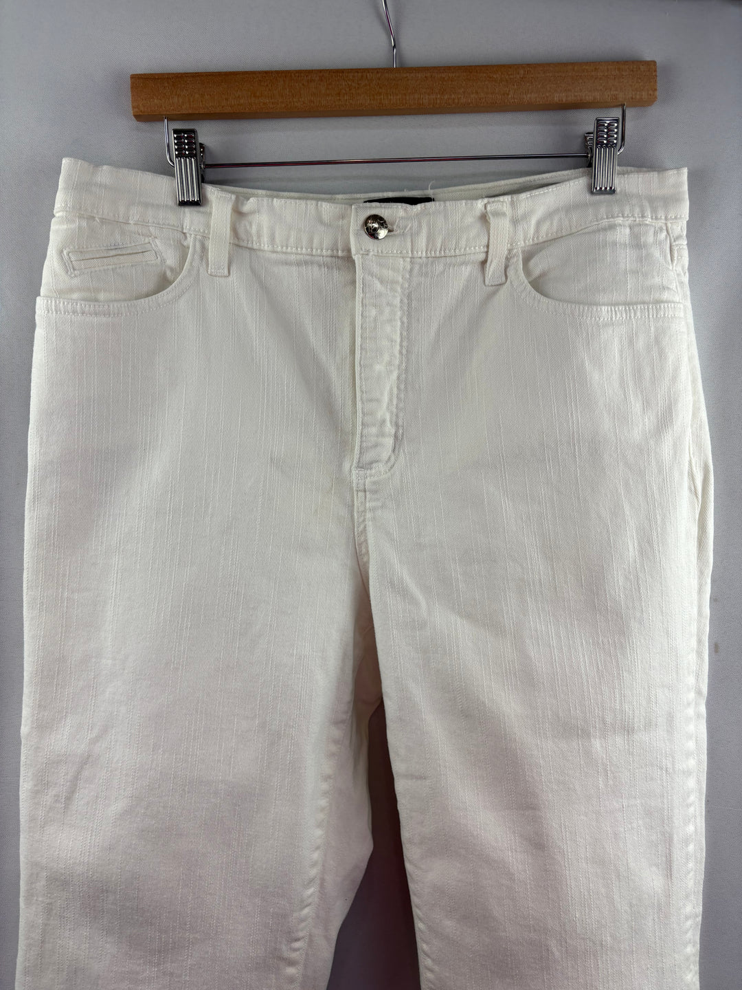 Women’s NYDJ Size 14 White Jean Capris