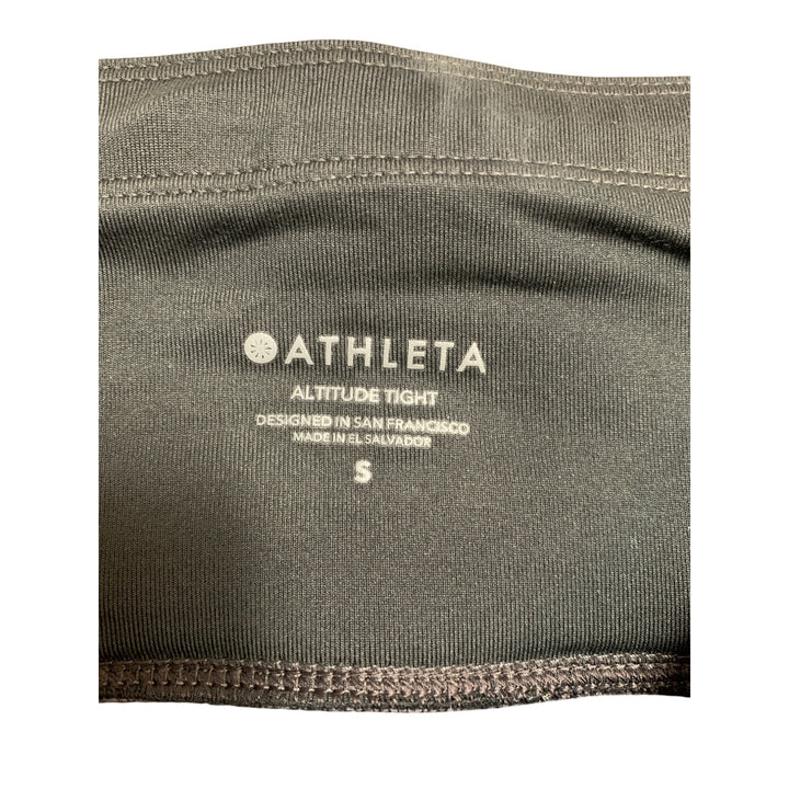 Athleta Altitude Tight Leggings S Gray Spandex/Polyester Blend