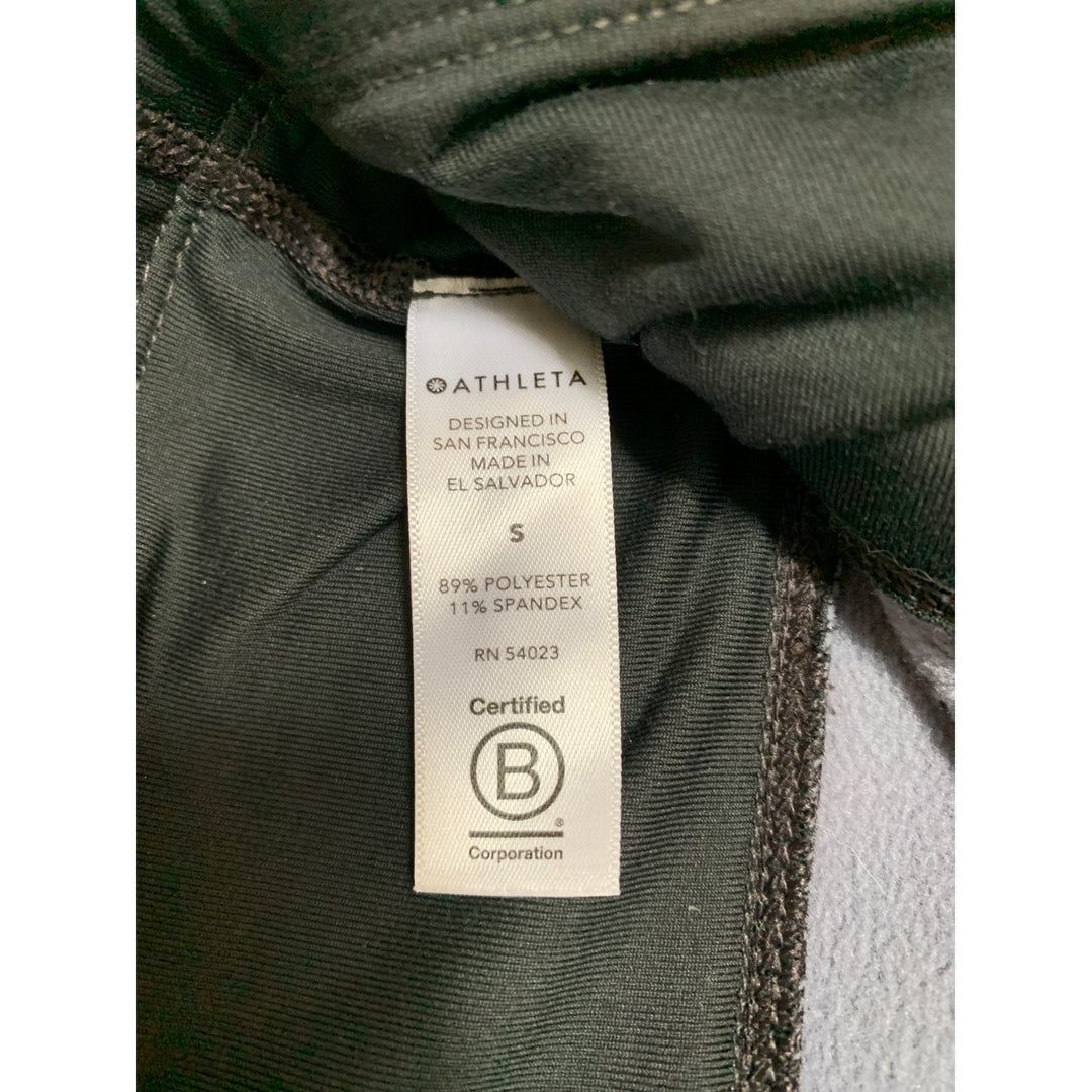 Athleta Altitude Tight Leggings S Gray Spandex/Polyester Blend