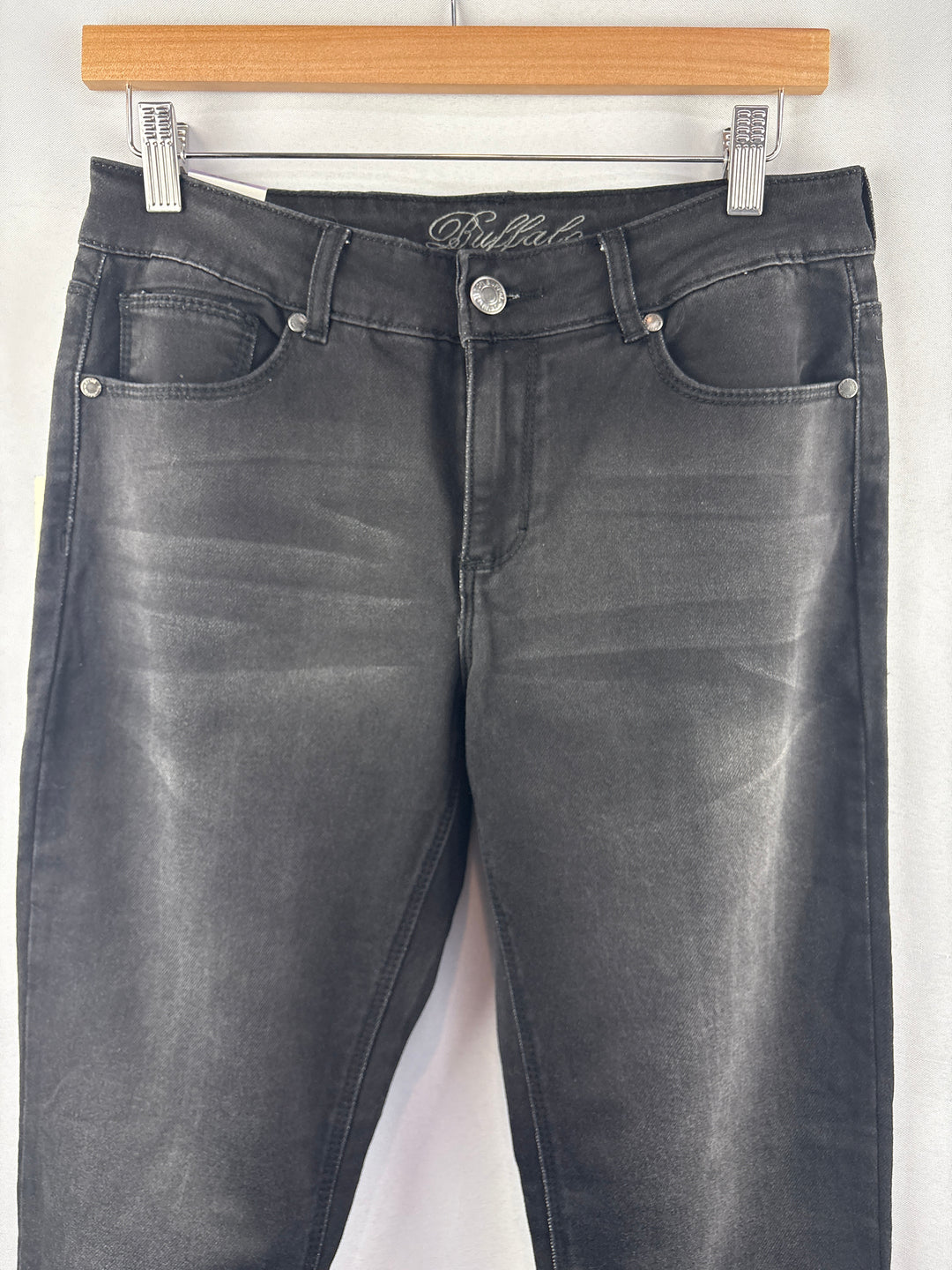Women’s Buffalo David Bitton Size 4/27 Gray Black Boyfriend Jeans