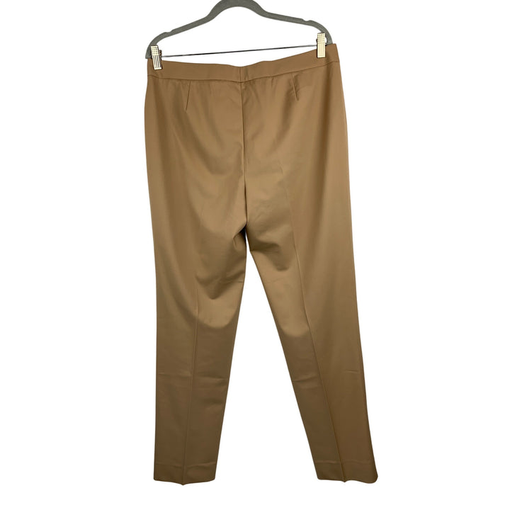 Lafayette 148 New York Womens Beige Wool Stretch Trousers Size 10