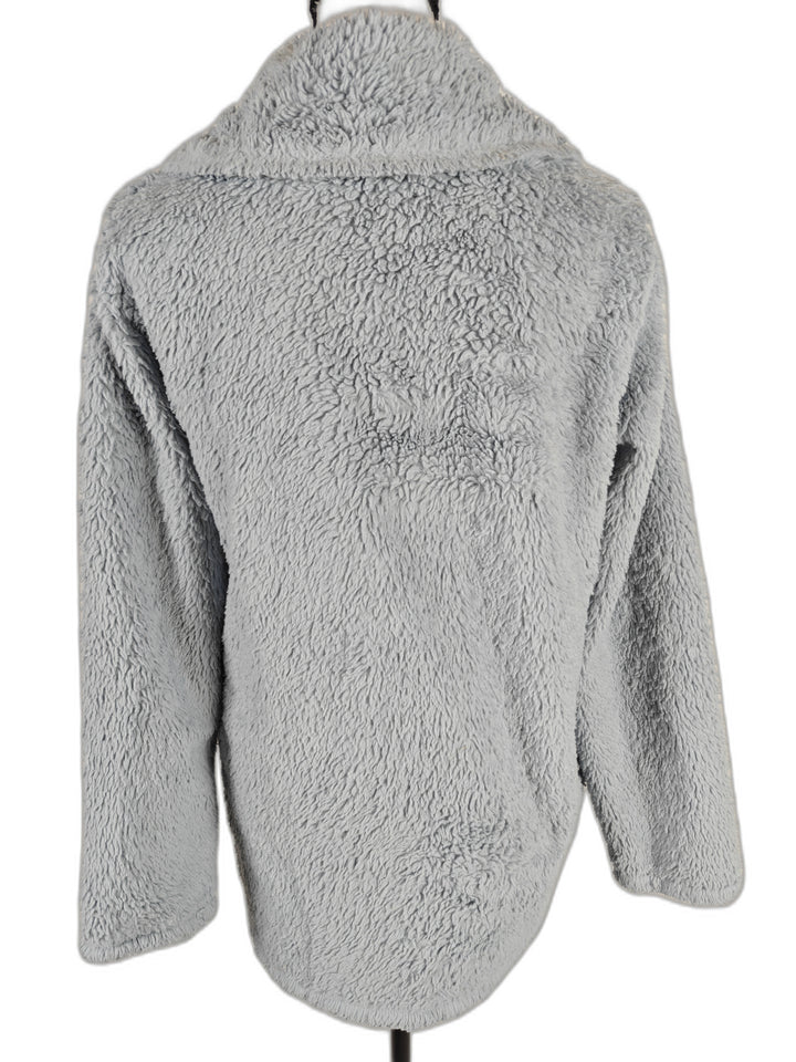 Women Splendid Sherpa Coat Light Blue Size XS