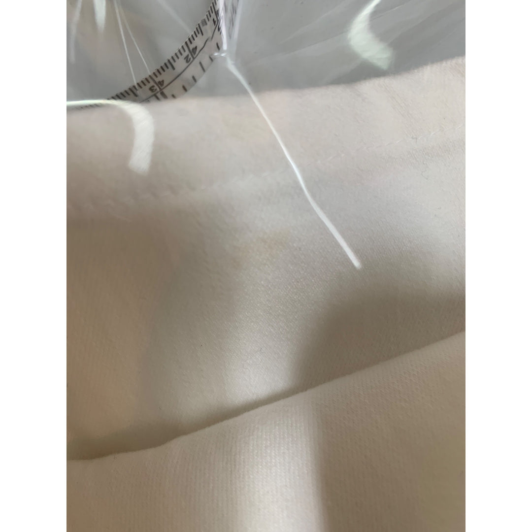 Cabi Womens Off-White Button-Fly Straight Jeans Size 4