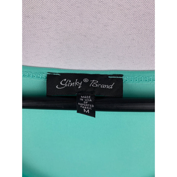 Slinky Brand Womens Sleeveless Mint Green Tank Top M