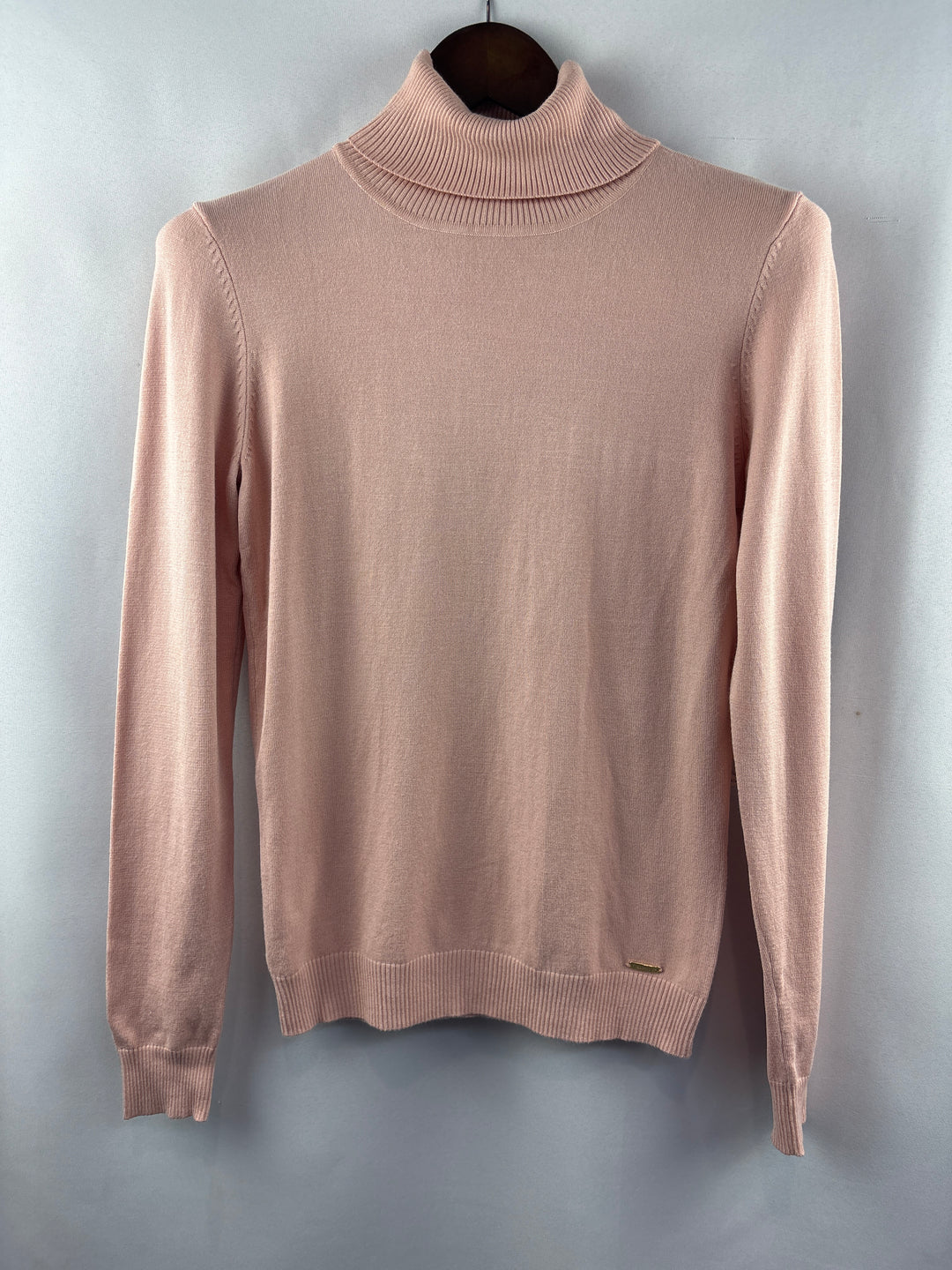 Women’s Calvin Klein Small Millennial Pink Turtleneck Sweater