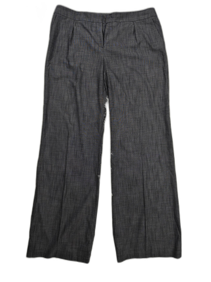 Womens Halogen Taylor Fit Dress Pants Gray Size 14
