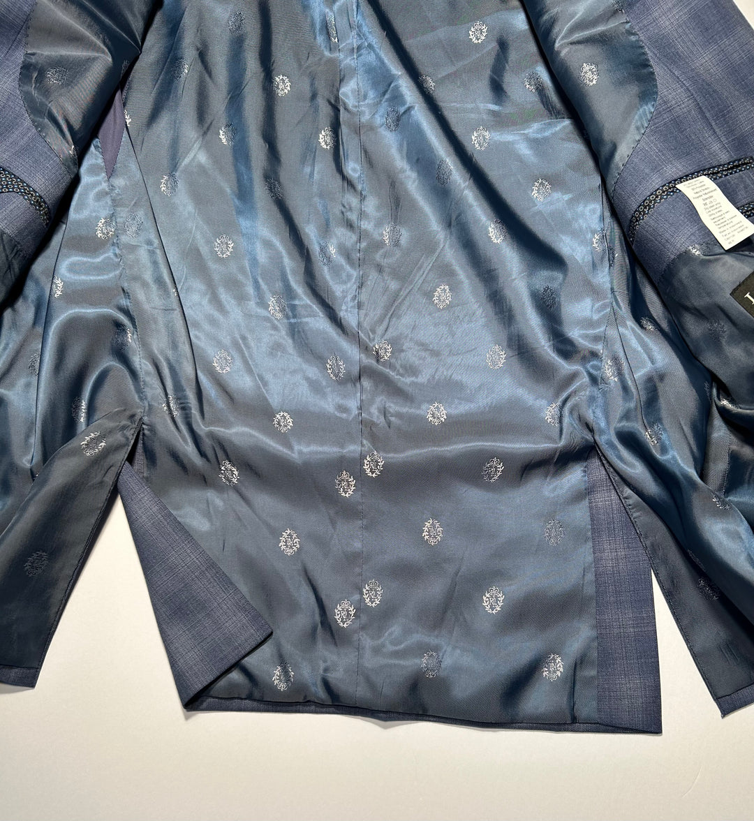 Lauren Ralph Lauren Men’s 46R Blue Wool Blend Two Piece Suit 40X30 Pant
