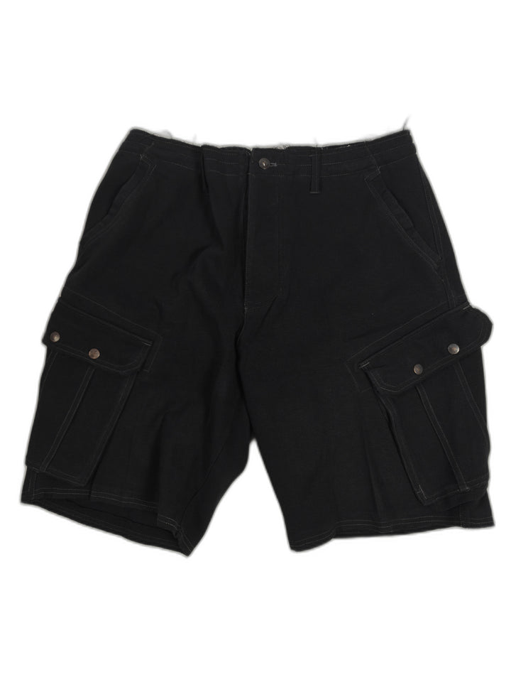 Mens Ion Cargo Shorts Black Size 36