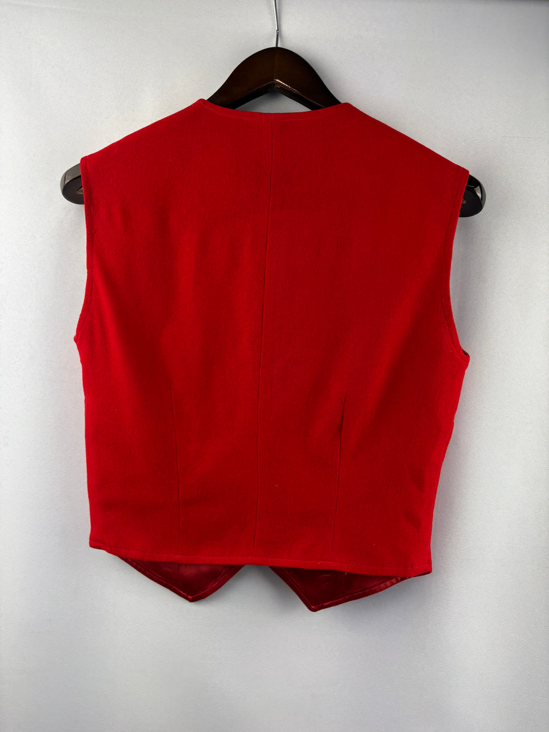 Women’s Pendleton Medium Bright Red Wool Vest