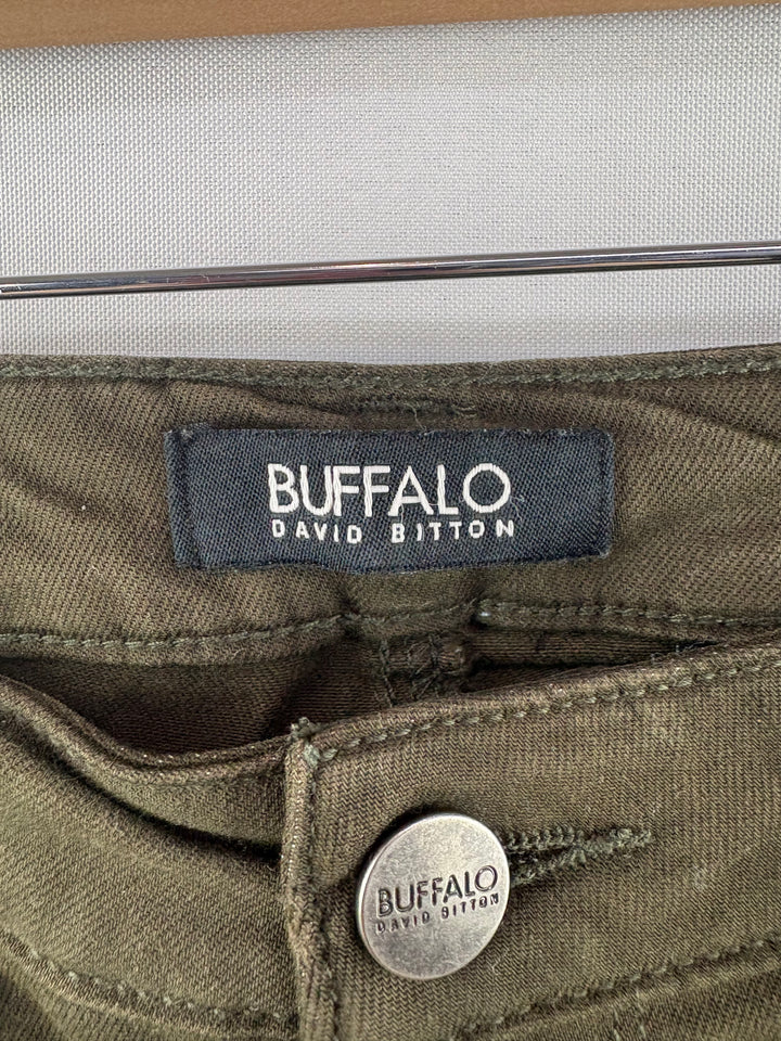 Women’s Buffalo David Bitton Size 4/27 Olive Green Skinny Jeans