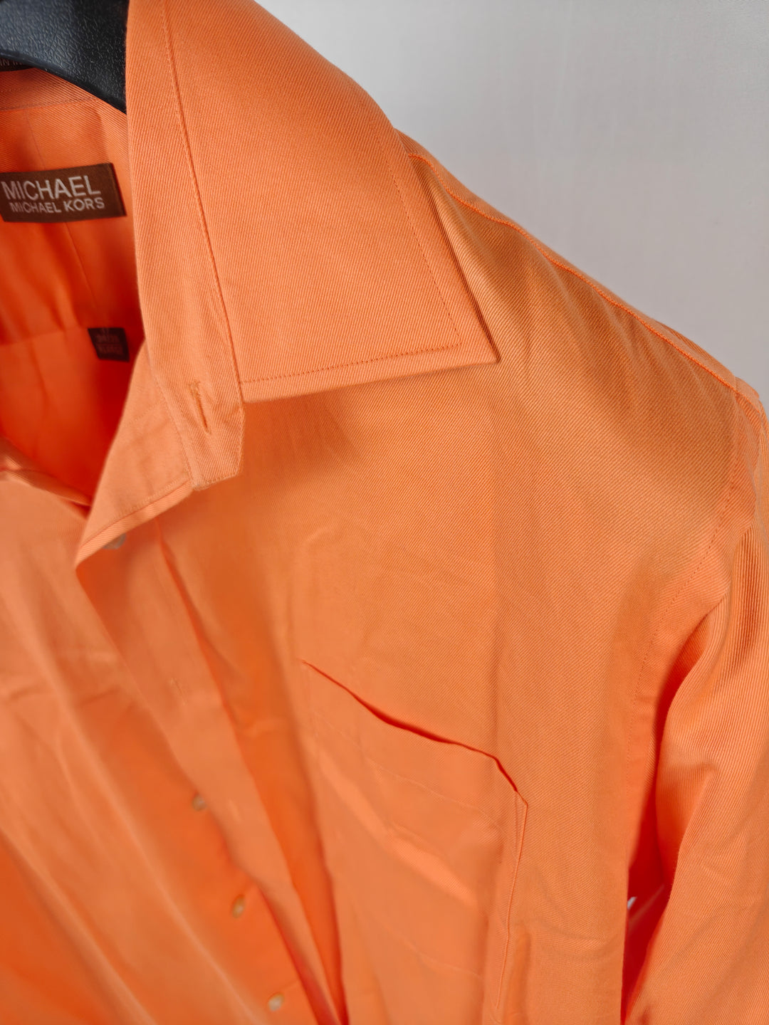 Men’s Michael Kors Dress Shirt Orange XL 17 34/35
