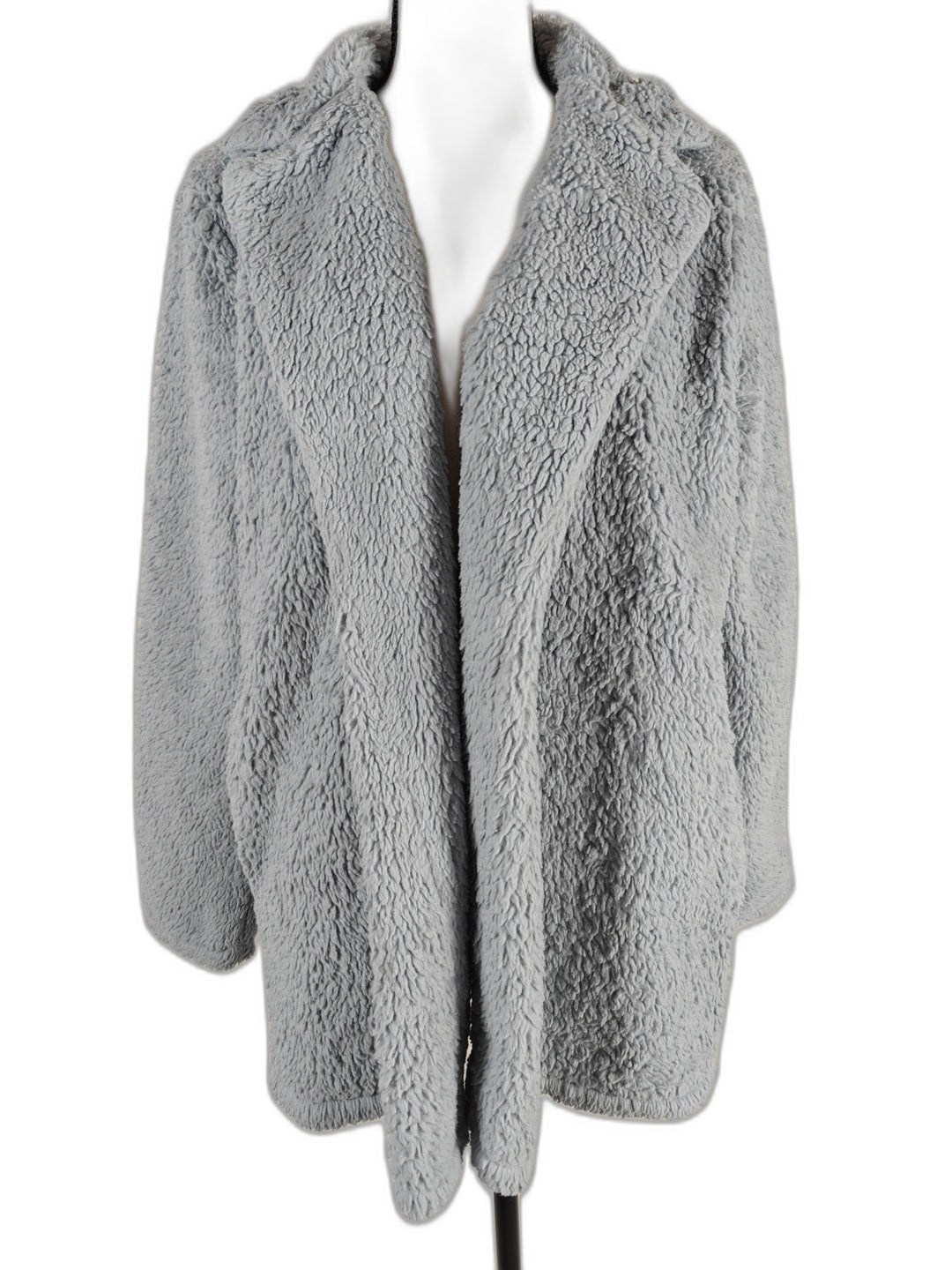 Women Splendid Sherpa Coat Light Blue Size XS