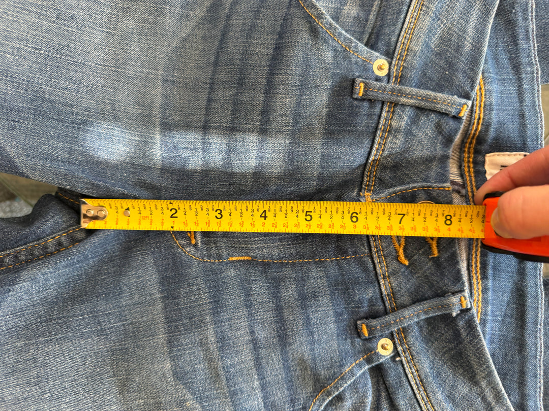 Hudson Jeans Low Rise Skinny Flap Pocket Jeans Y2K