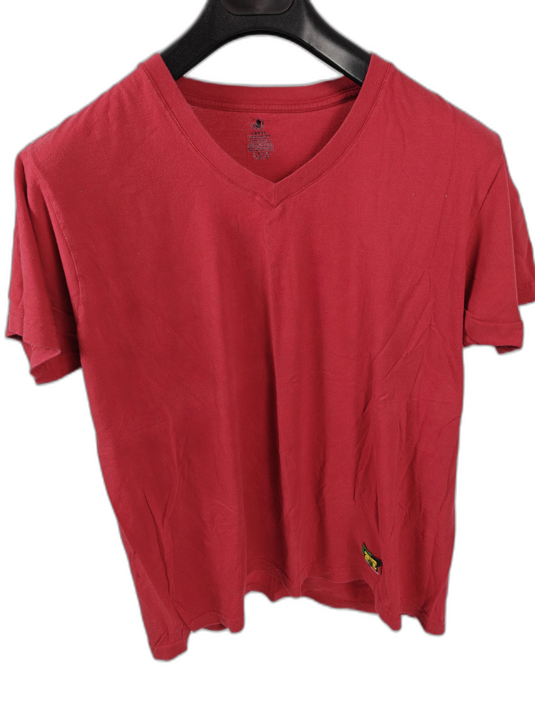 Men’s Body Glove V-Neck T-Shirt Red Size Large