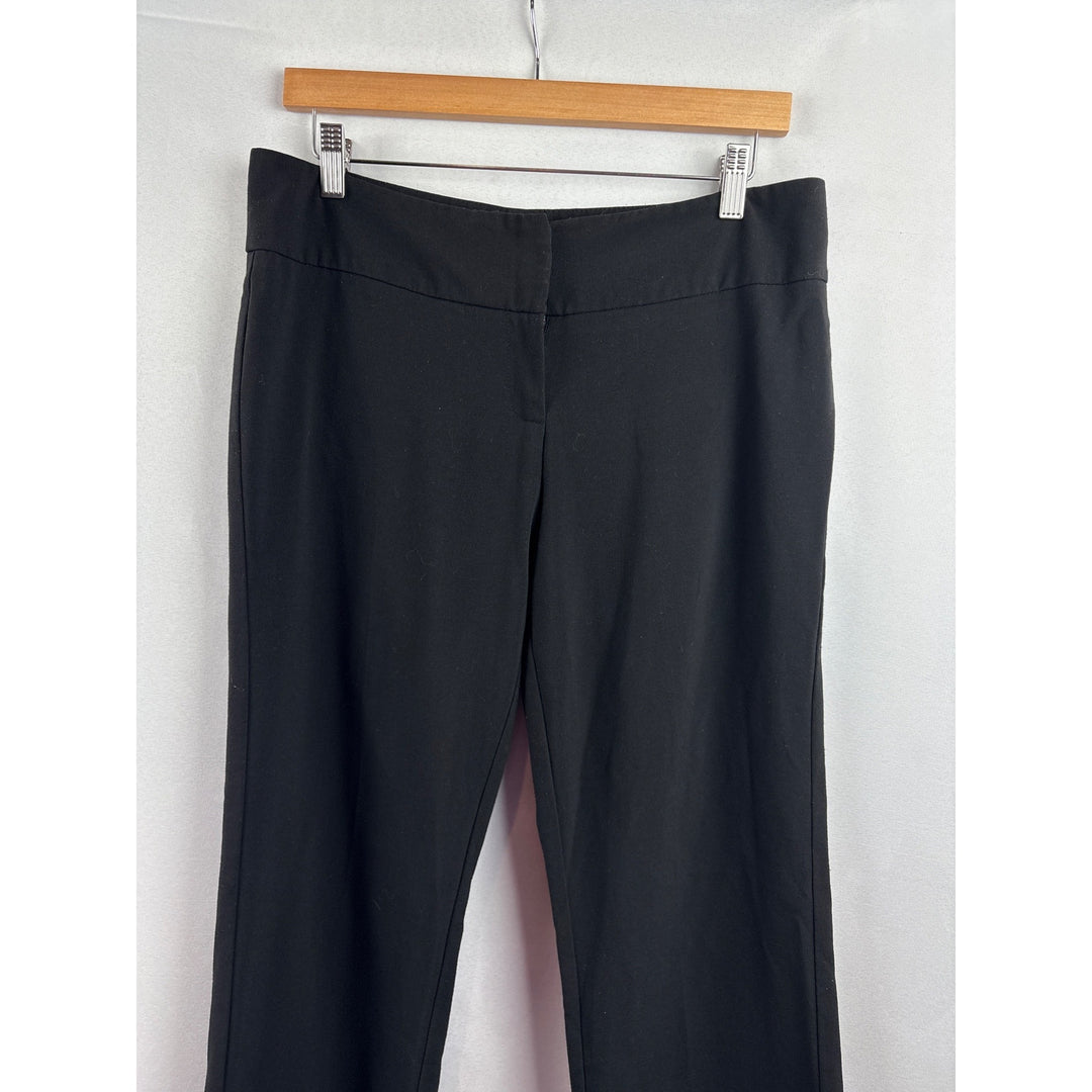 Kenneth Cole New York Womens Black Dress Pants Size 8 Short Made In Guatemala