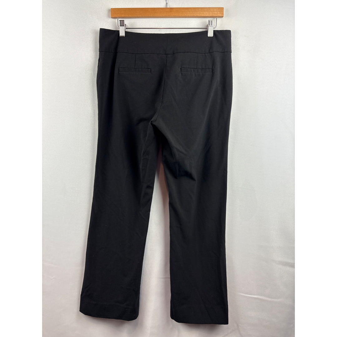 Kenneth Cole New York Womens Black Dress Pants Size 8 Short Made In Guatemala