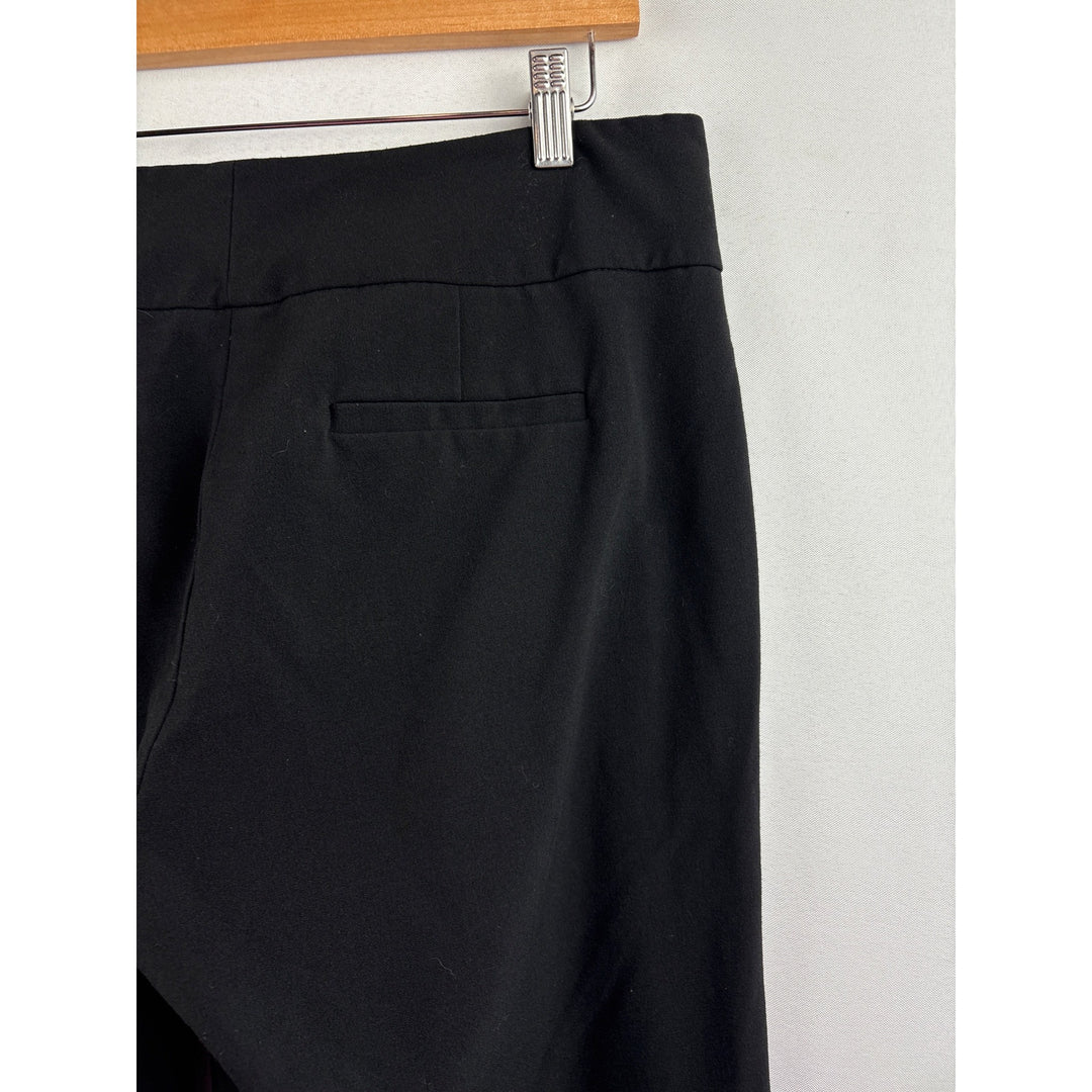 Kenneth Cole New York Womens Black Dress Pants Size 8 Short Made In Guatemala