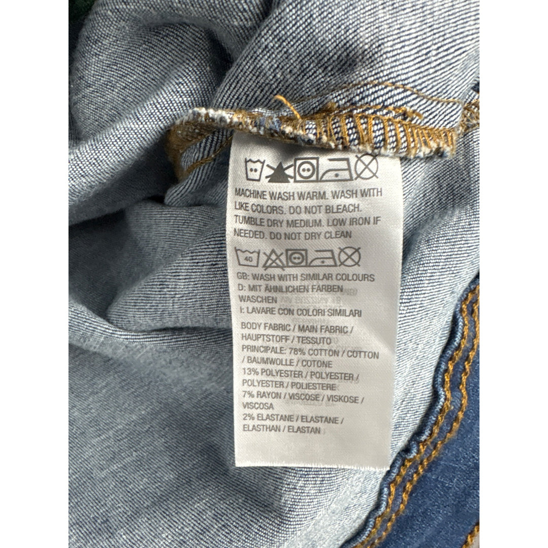 Women’s d&co. 1X Medium Blue Wash Jean Jacket