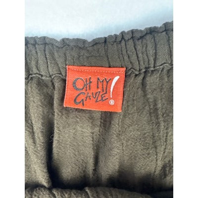 Women’s Oh My Gauze! Size 2 Brown High Low Skirt.