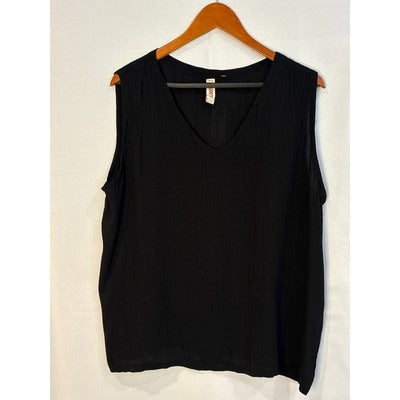 Women’s Serendipity Size XXL Black Tank Blouse
