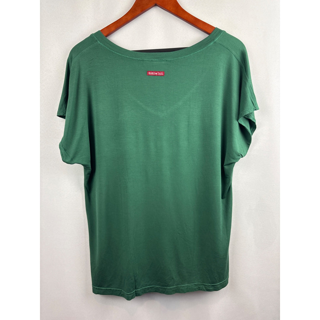 Women’s Hard Tail XS Green Short Sleeve Shirt