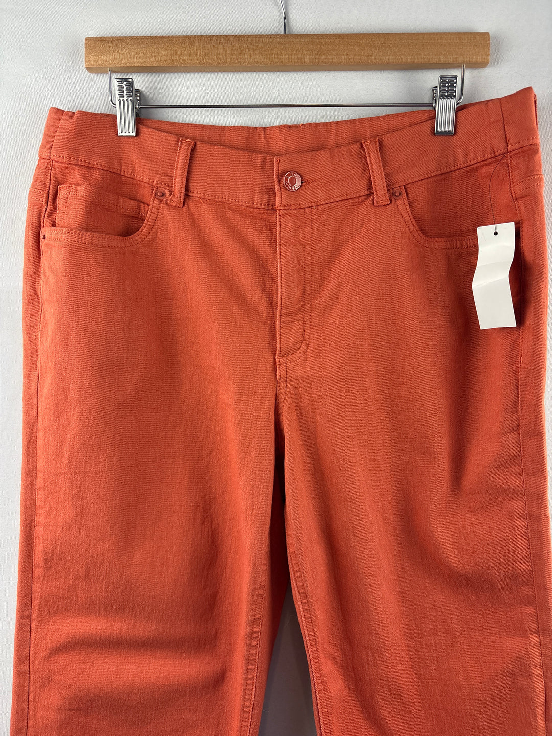 Women’s D&amp;Co Size 14 Burnt Orange Straight Leg Pants