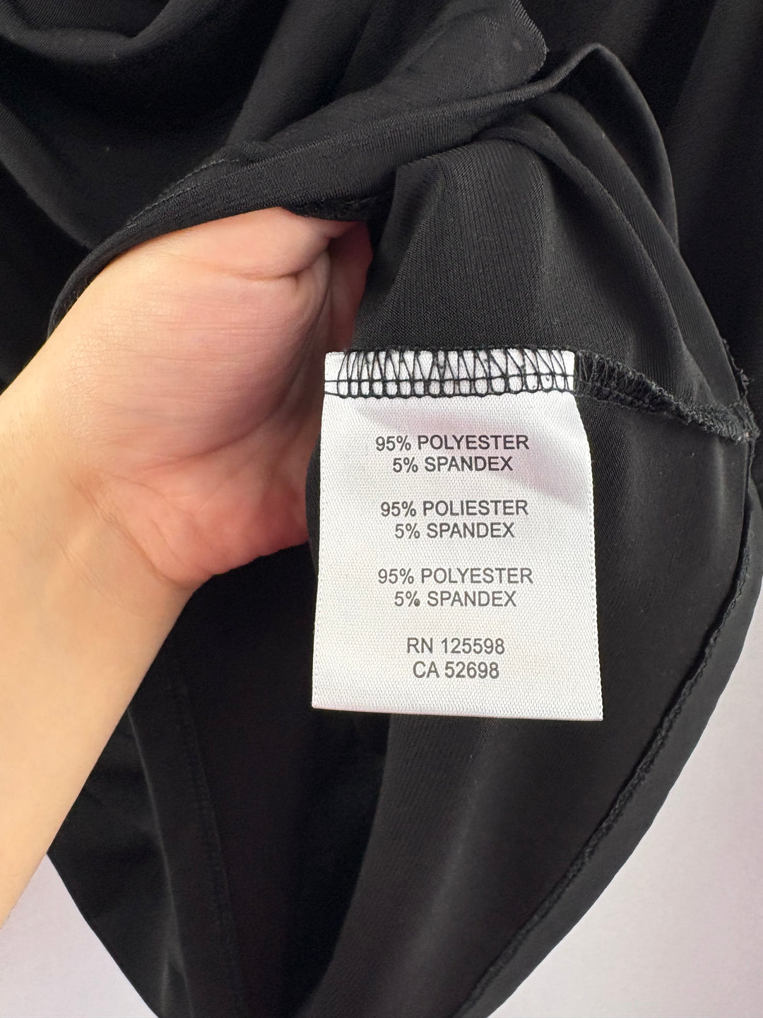 Women’s Ellen Tracy Small Black Cowelneck Sleeveless Blouse
