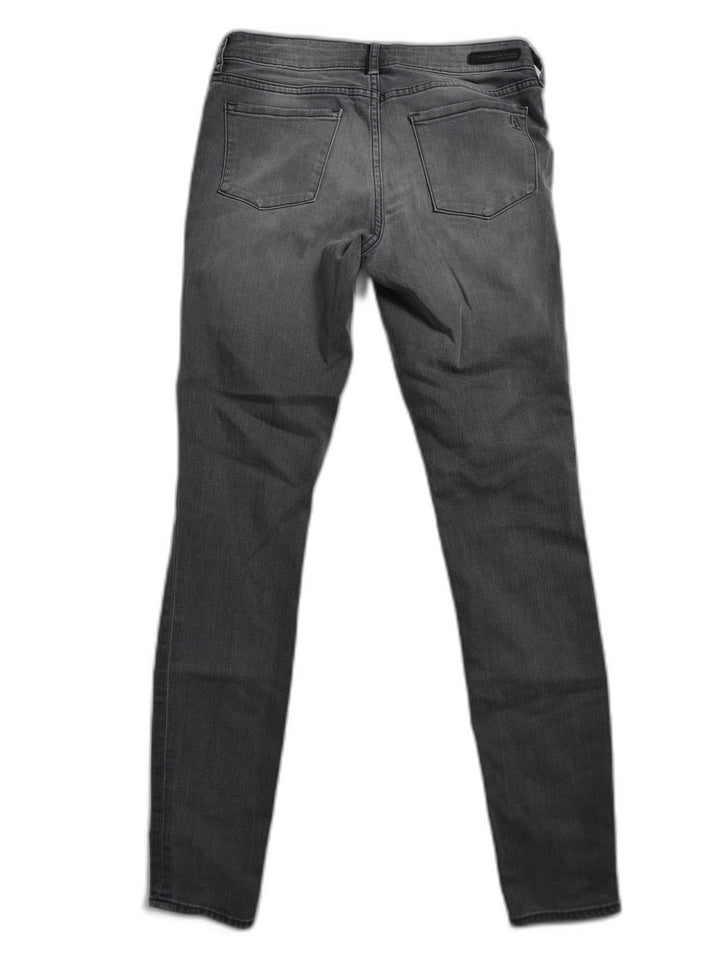 Womens Articles of Society Skinny Jeans Gray Size 26