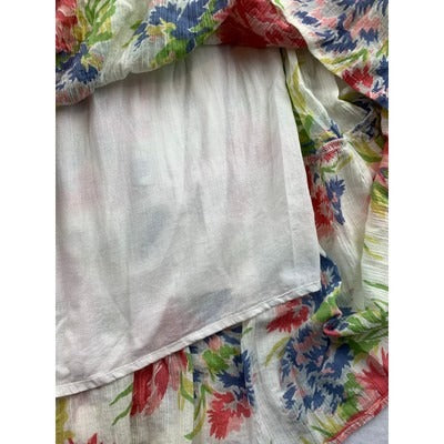 Women's Chaps Pink Floral Long Skirt - Size XL