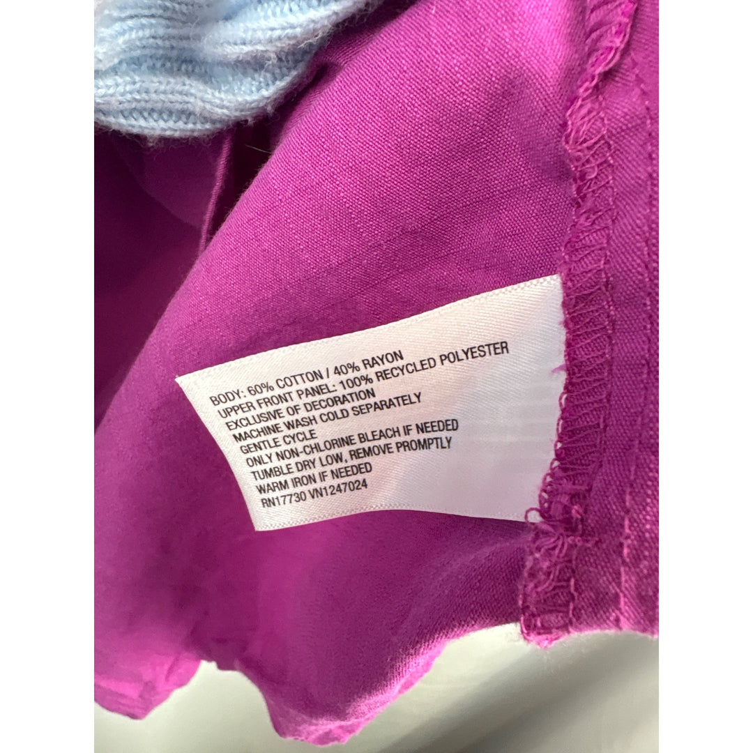 Women’s Knox Rose 1X Purple Tank Blouse w/ Lace Details