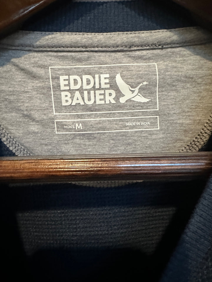 Men’s Eddie Bauer Blue Thermal Crew Neck Size M