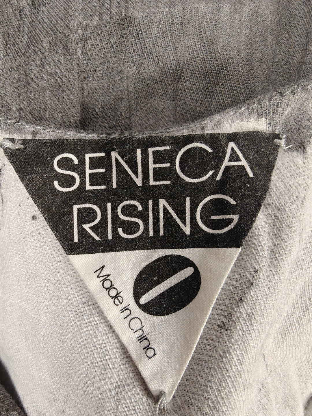 Women’s Seneca Rising Studded Pocket Dress Gray One Size
