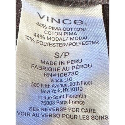 Vince Womens Casual Gray Pants S/P Cotton Blend