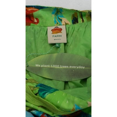 Women's Farm Multicolor Bright Long Skirt - Size XL