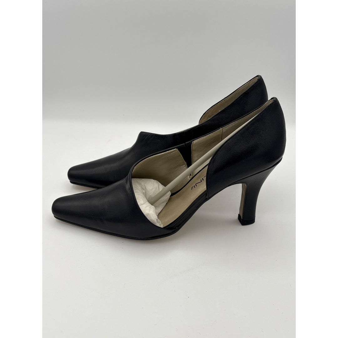 Women’s Bellini Size 6.5 Black Leather Pumps