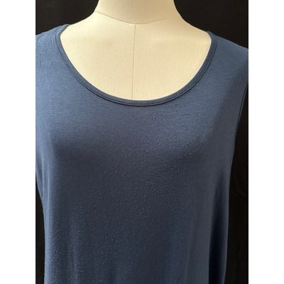Women’s Anthony Richard’s Long Navy Blue Tank top Sz L