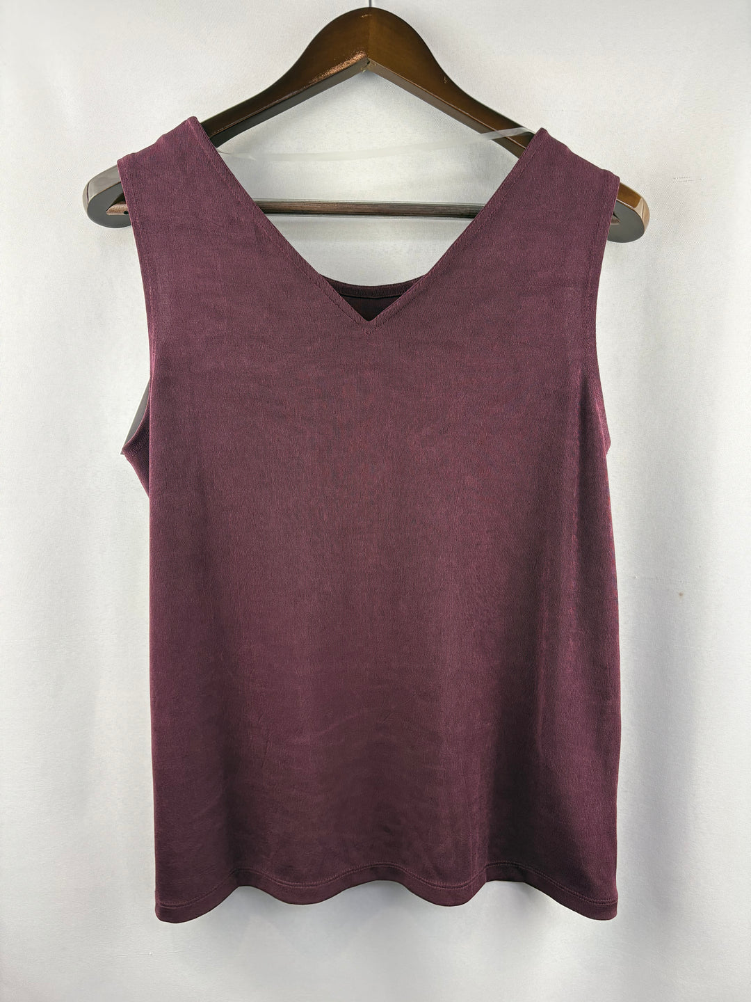 Women’s Chico’s Large Burgundy Tank Blouse