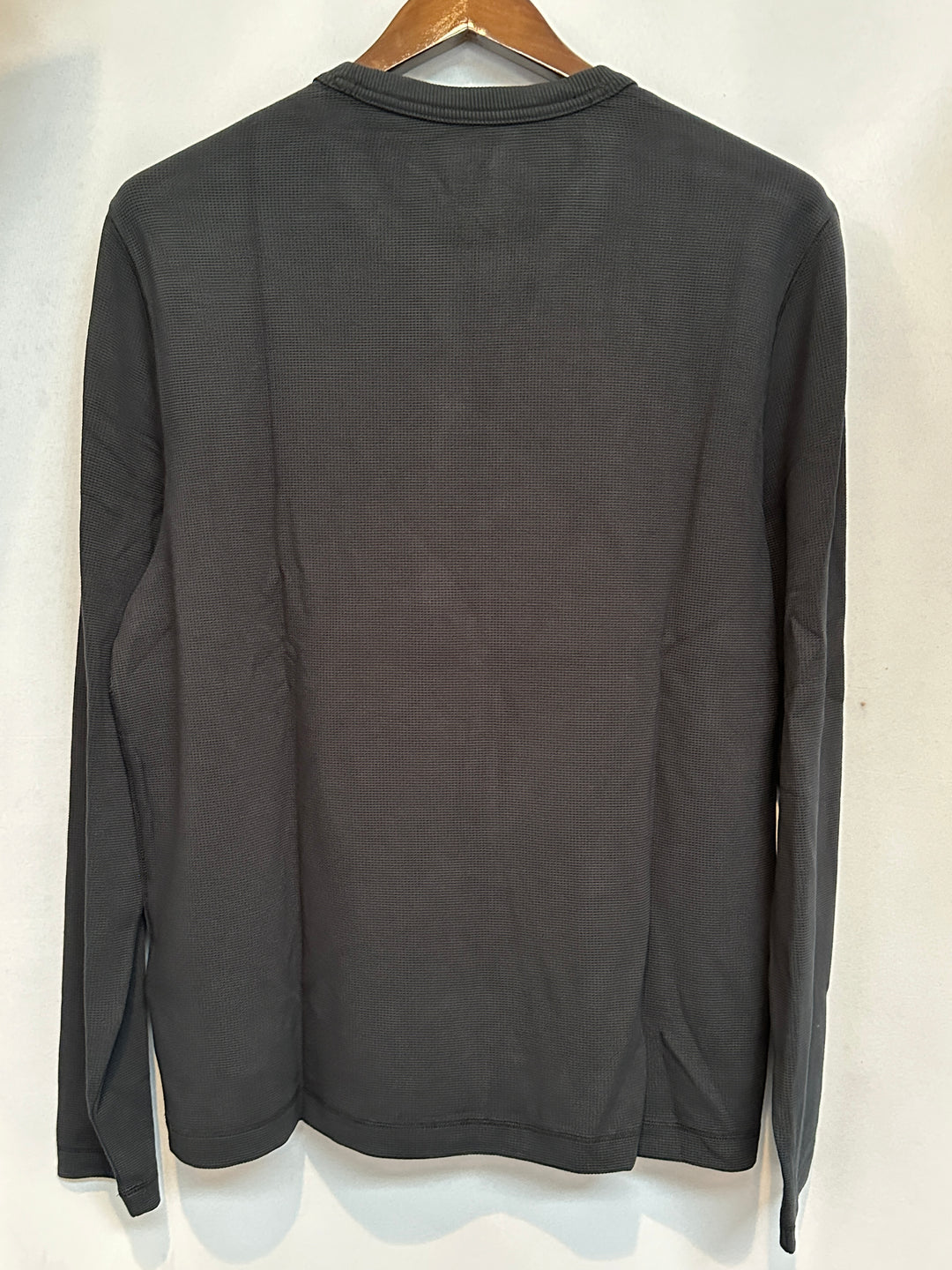 Men’s YPB x Abercrombie Black Waffle Long Sleeve Tee Size L