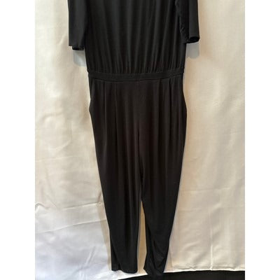 PrettyGarden Black Jumpsuit with Pockets Size XL