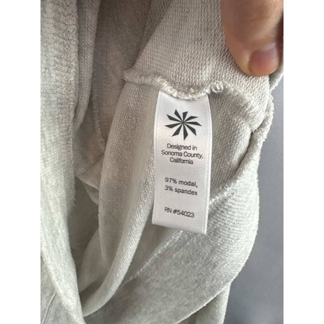 Athleta Womens Light Gray Long Sleeve Sweatshirt Medium