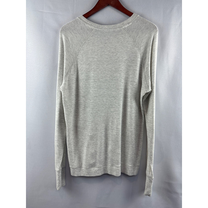 Athleta Womens Light Gray Long Sleeve Sweatshirt Medium