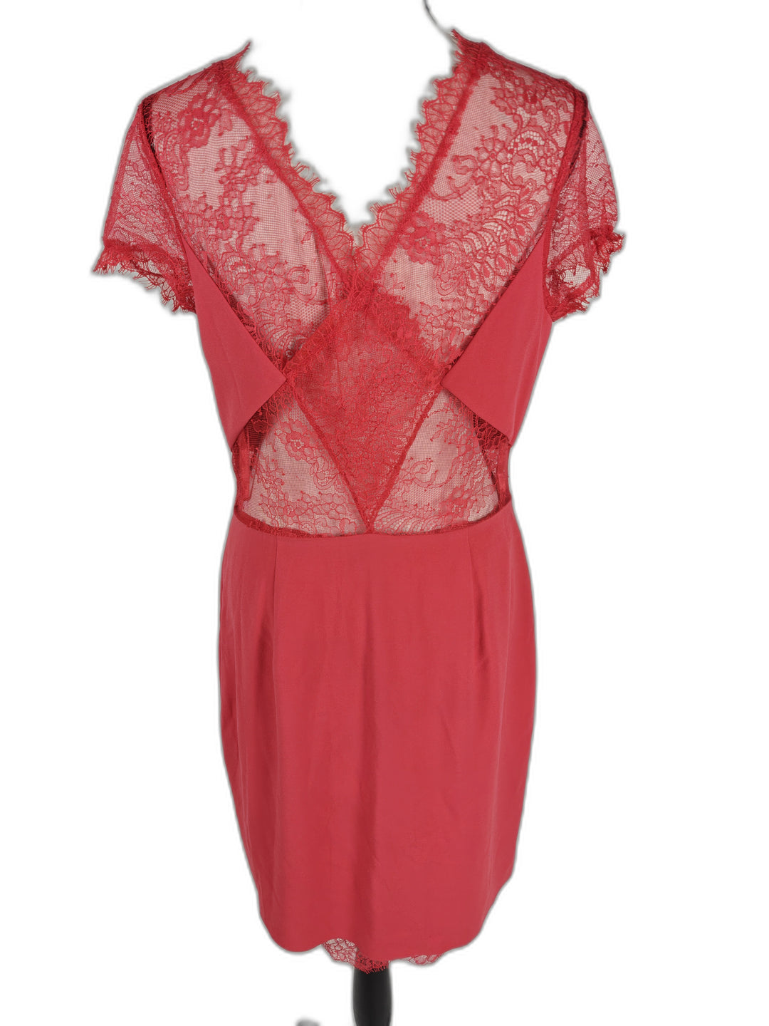 Womens BCBGMAXAZRIA Sheath Dress Red Size M