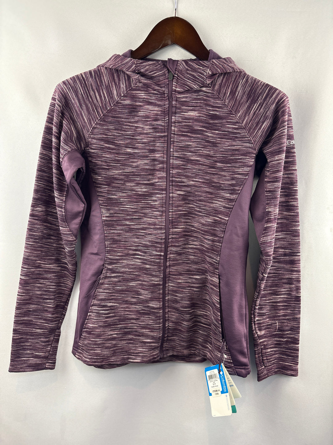 Women’s Columbia Small Purple Zip-Up Hoodie